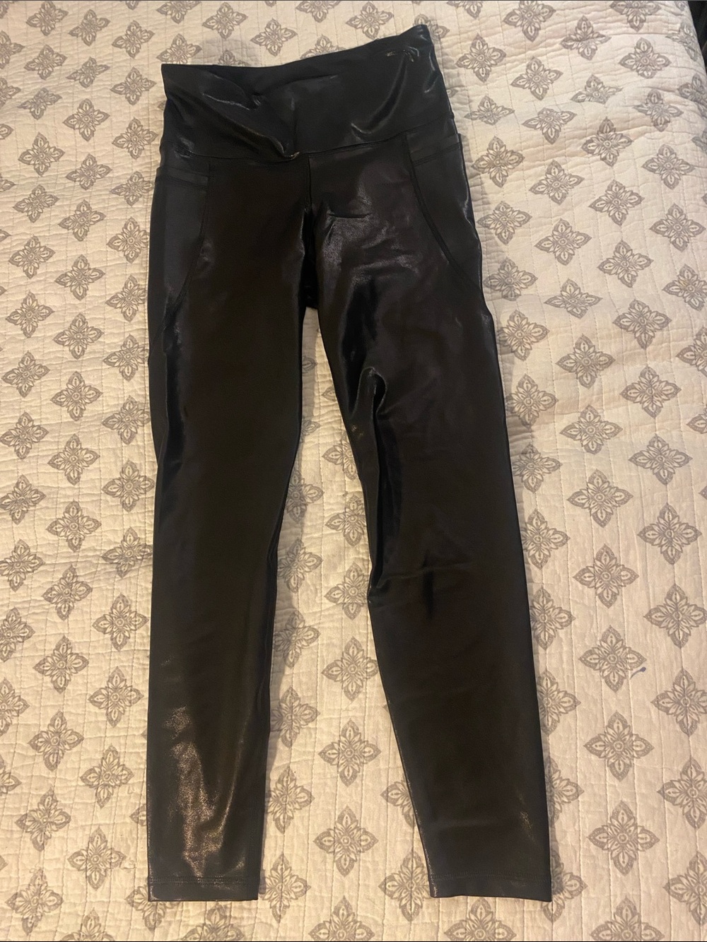 Old Navy Black Faux Leather leggings